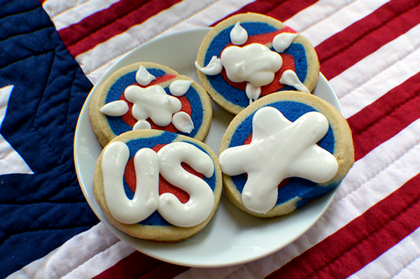 decorated pinwheel cookies