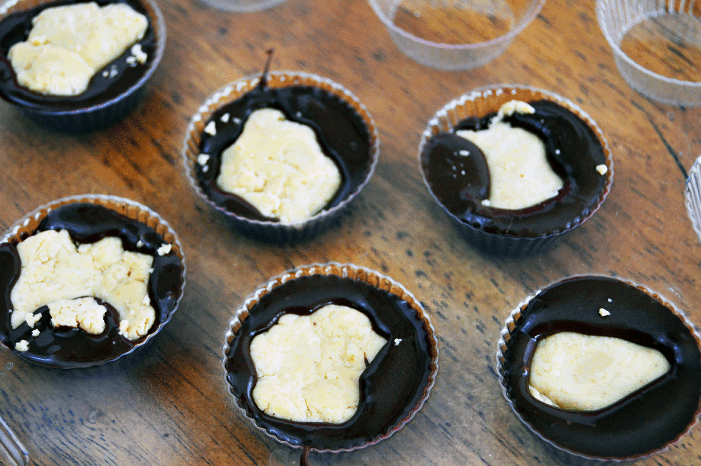 filled peanut butter cup molds