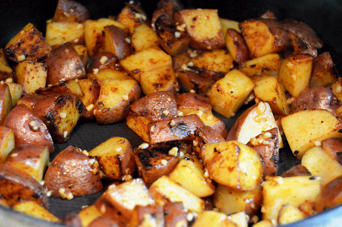 garlic and potatoes