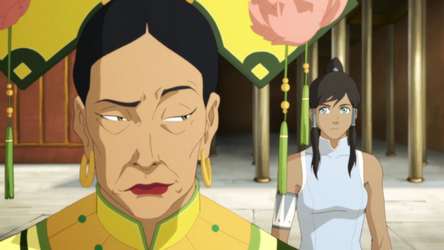 earth queen and korra