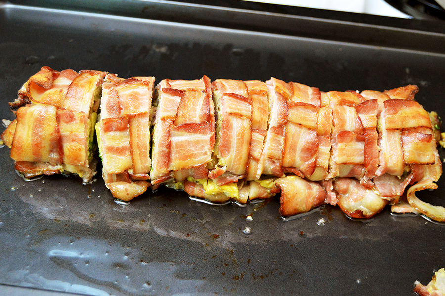 bacon wrapped breakfast