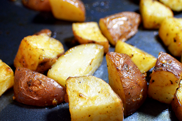 potatoes after baking