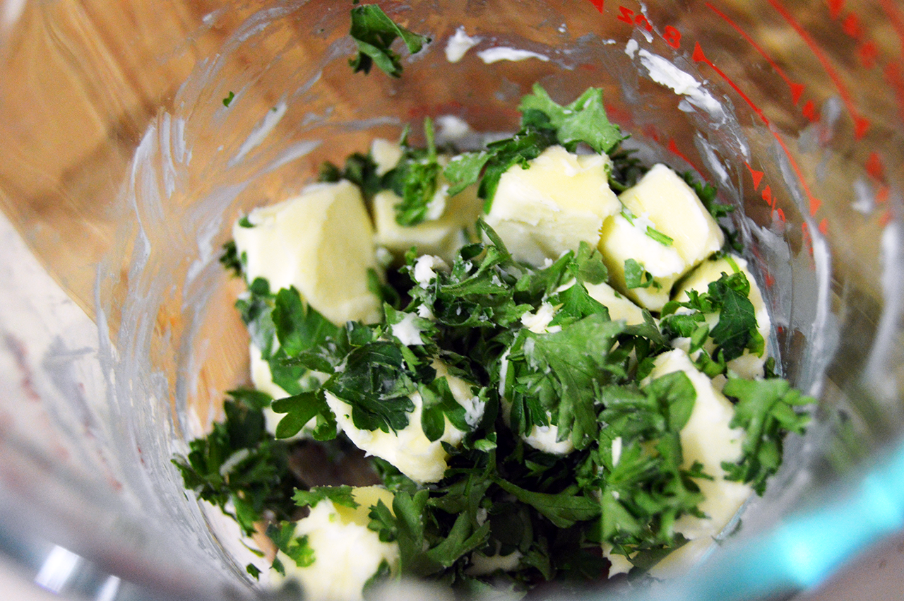 parsley butter cubes