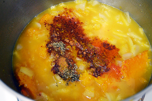 soup with spices