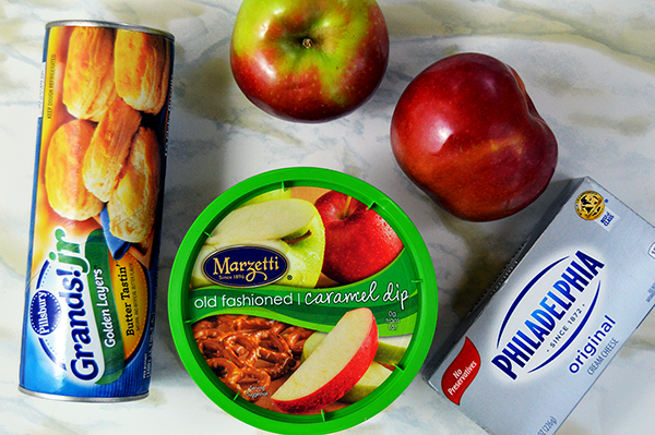 ingredients for apple cheesecake pockets