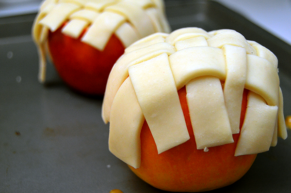 crusts on apples