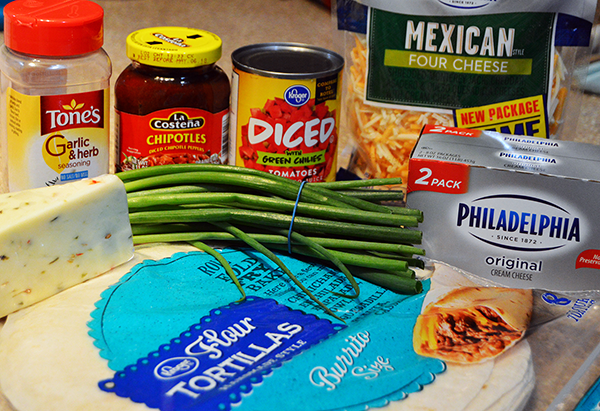 ingredients for chicken roll ups