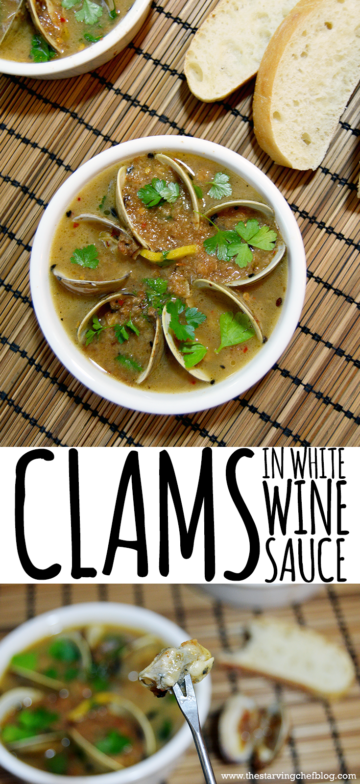 garlic clams for pinterest