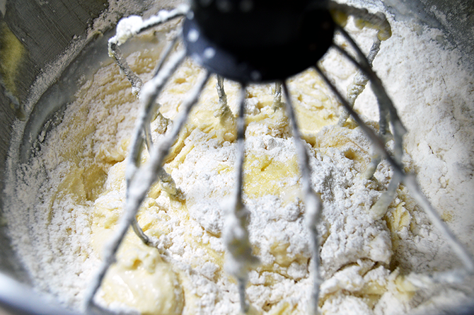 whisk with dry and wet ingredients