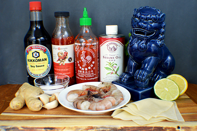 ingredients for bang bang shrimp