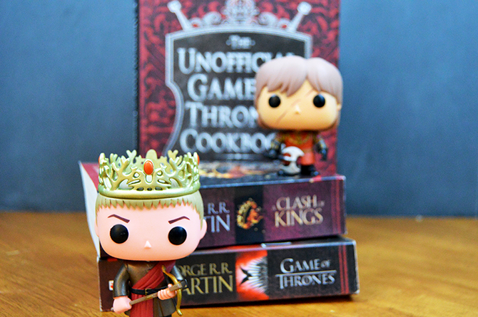 funko pops with game of thrones books