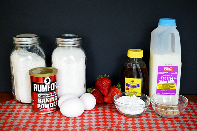 ingredients for funnel cakes