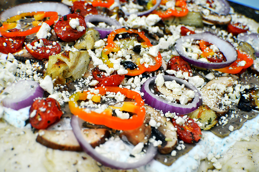 greek pizza toppings