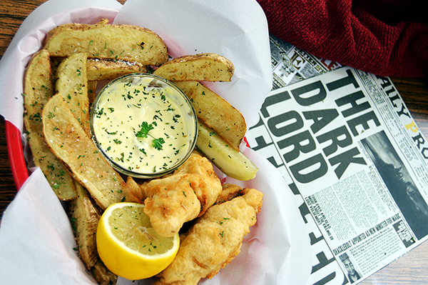 fish and chips from harry potter