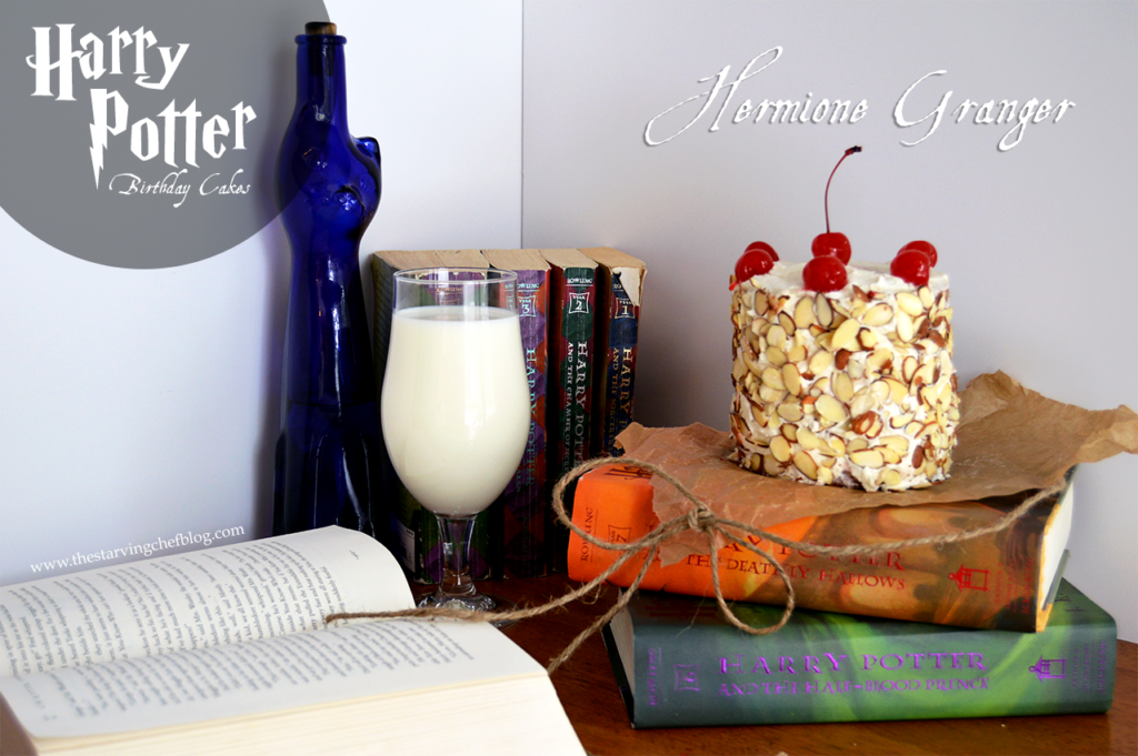 hermione granger cherry bakewell cake