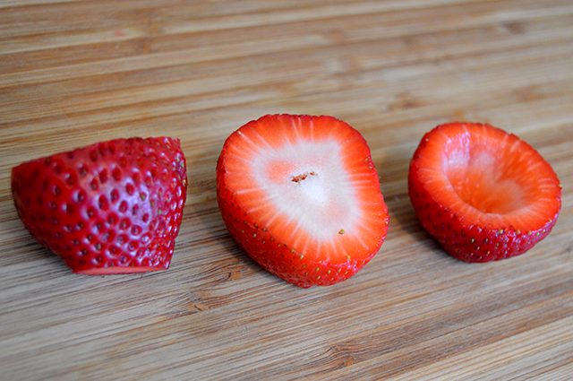 strawberry husked