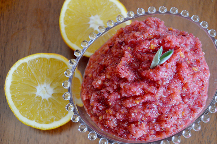 Citrus Infused Cranberry Pepper Relish