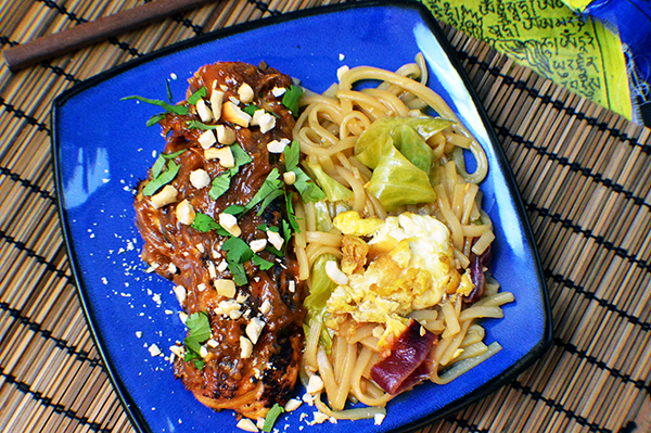 Super Simple Thai Peanut Chicken