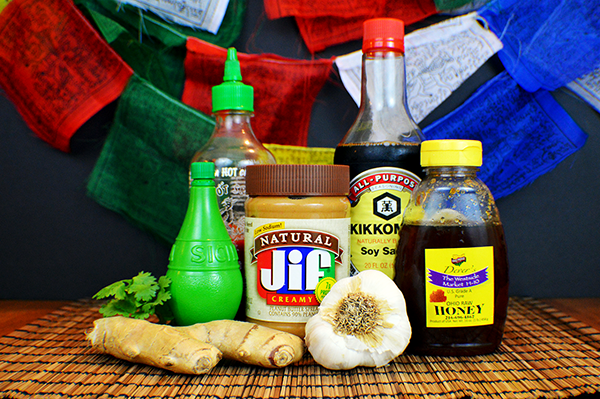 ingredients for thai peanut sauce