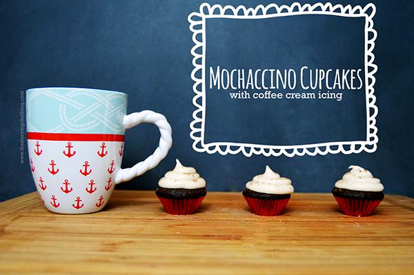 Mochaccino Chip Cupcakes with Coffee Cream Icing