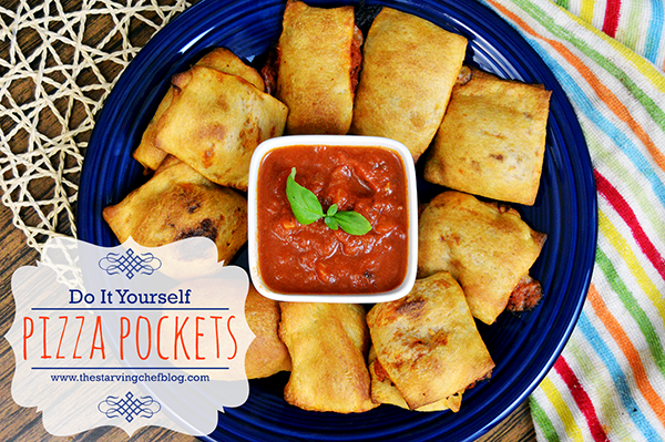 Simple Homemade Pizza Pockets