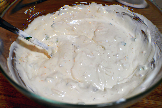 homemade potato salad dressing