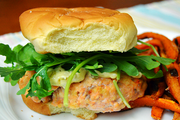 salmon burger recipe