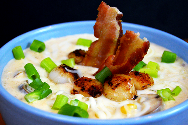 bacon chowder topping