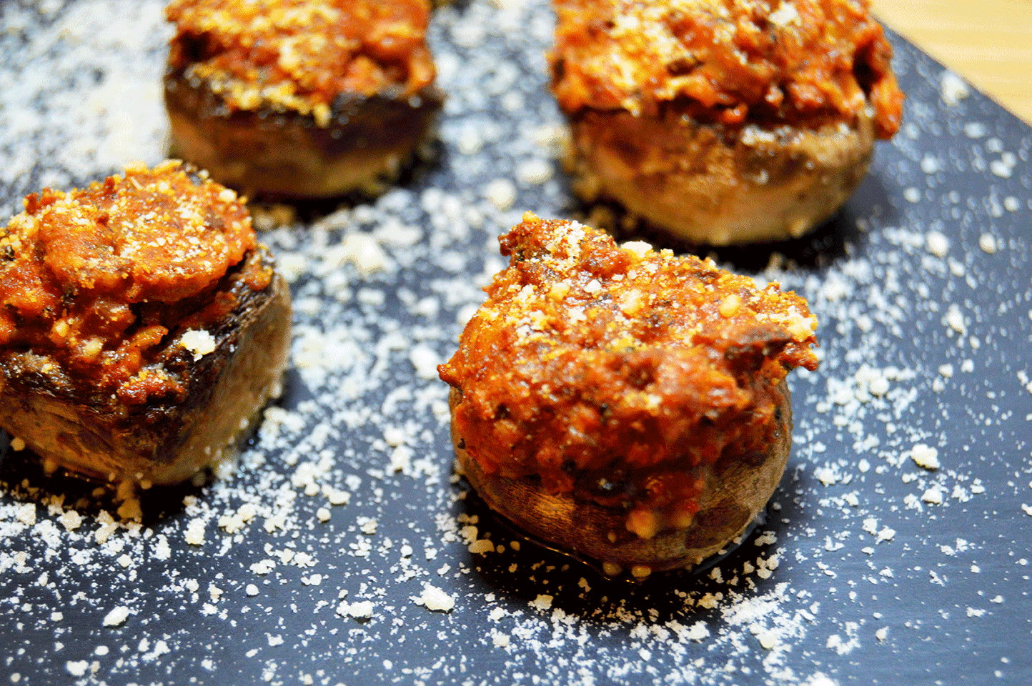 Chorizo Stuffed Mushrooms - The Starving Chef