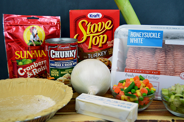 ingredients for thanksgiving pot pie