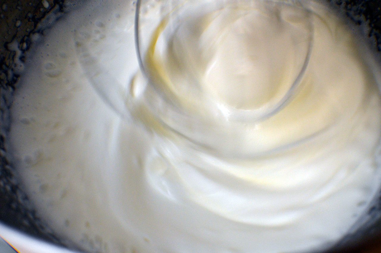 whipping ice cream filling
