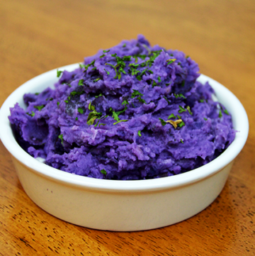 easy purple mashed potatoes