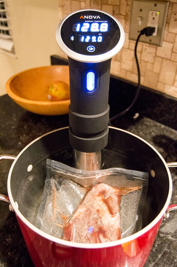 sous vide bison with circulator