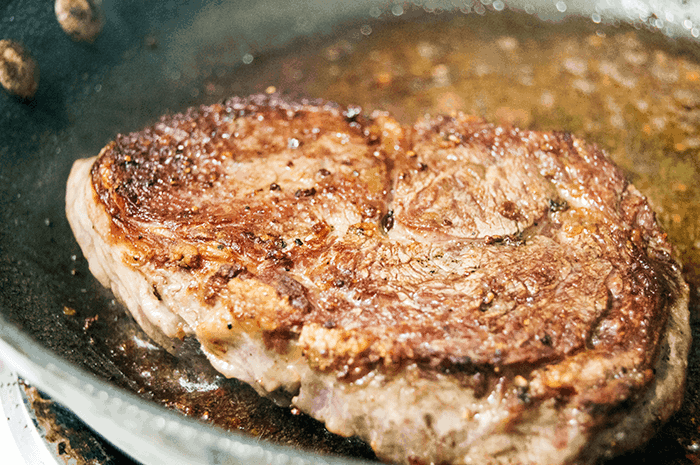 ghee crust on steak