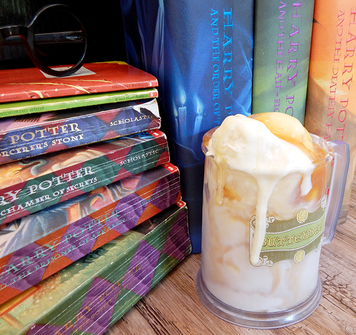 butterbeer ice cream in mug