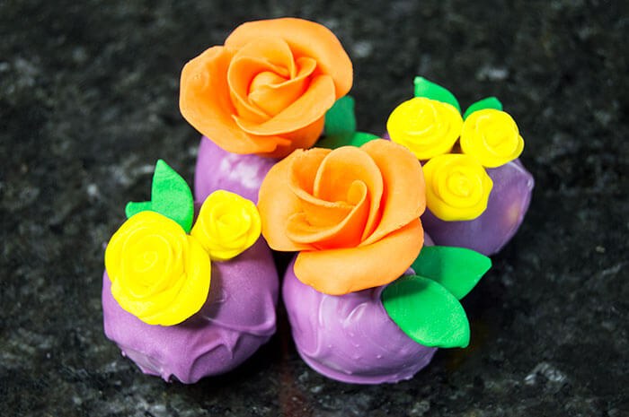 cake pops roses