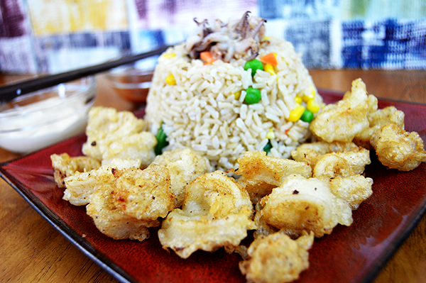 tempura fried squid