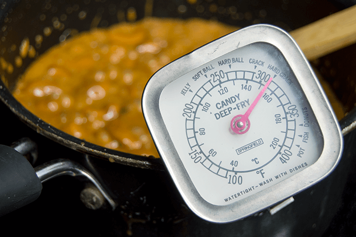 candy thermometer temp for sugar