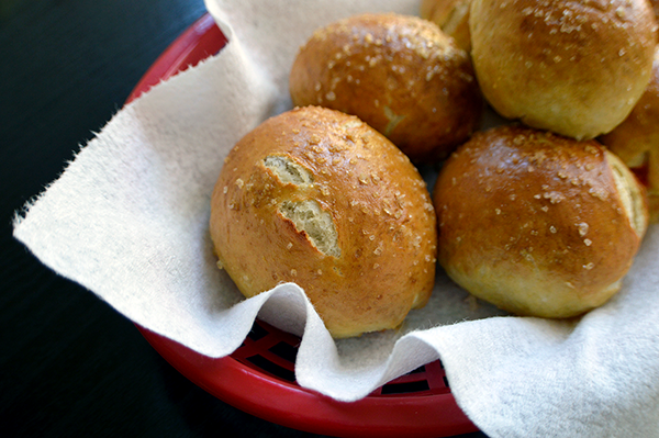 cheddar pretzel poppers