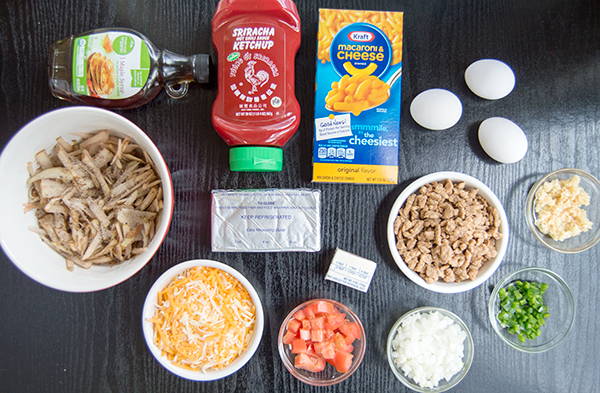 ingredients for mac and cheese casserole