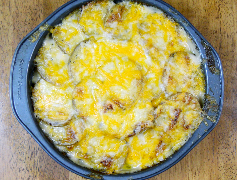 cheesy potato gratin recipe