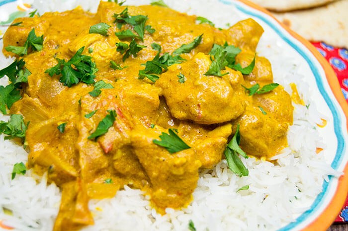 Yellow chicken best sale curry indian