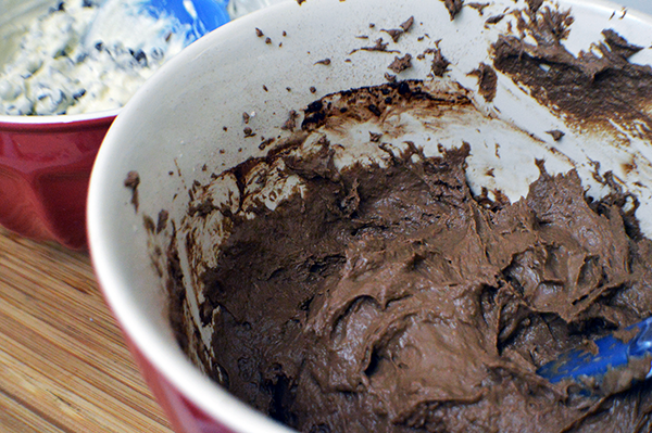 chocolate cupcake mixture