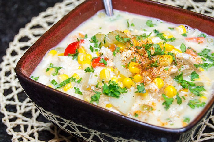 Crock Pot Crab & Corn Chowder