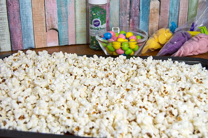 baking sheet popcorn