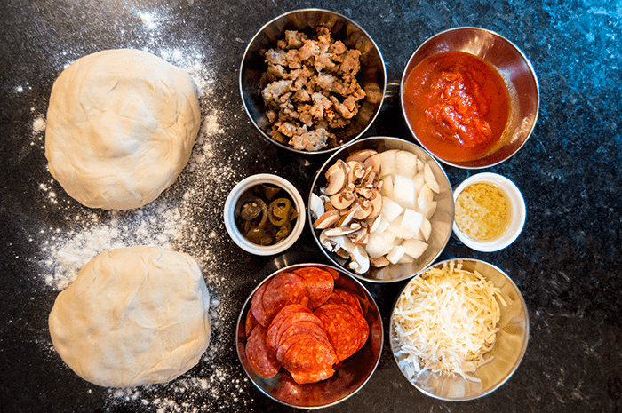 pizza date night ingredients