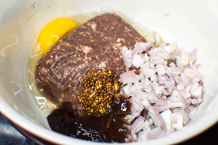 elk meatball mixture