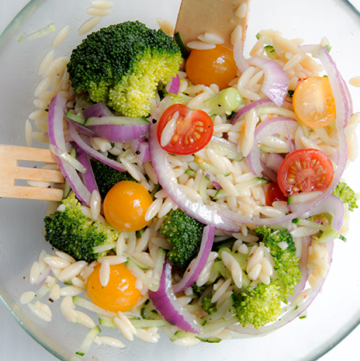 garlic expressions orzo salad