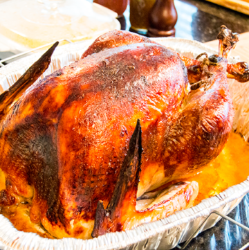 golden thanksgiving turkey