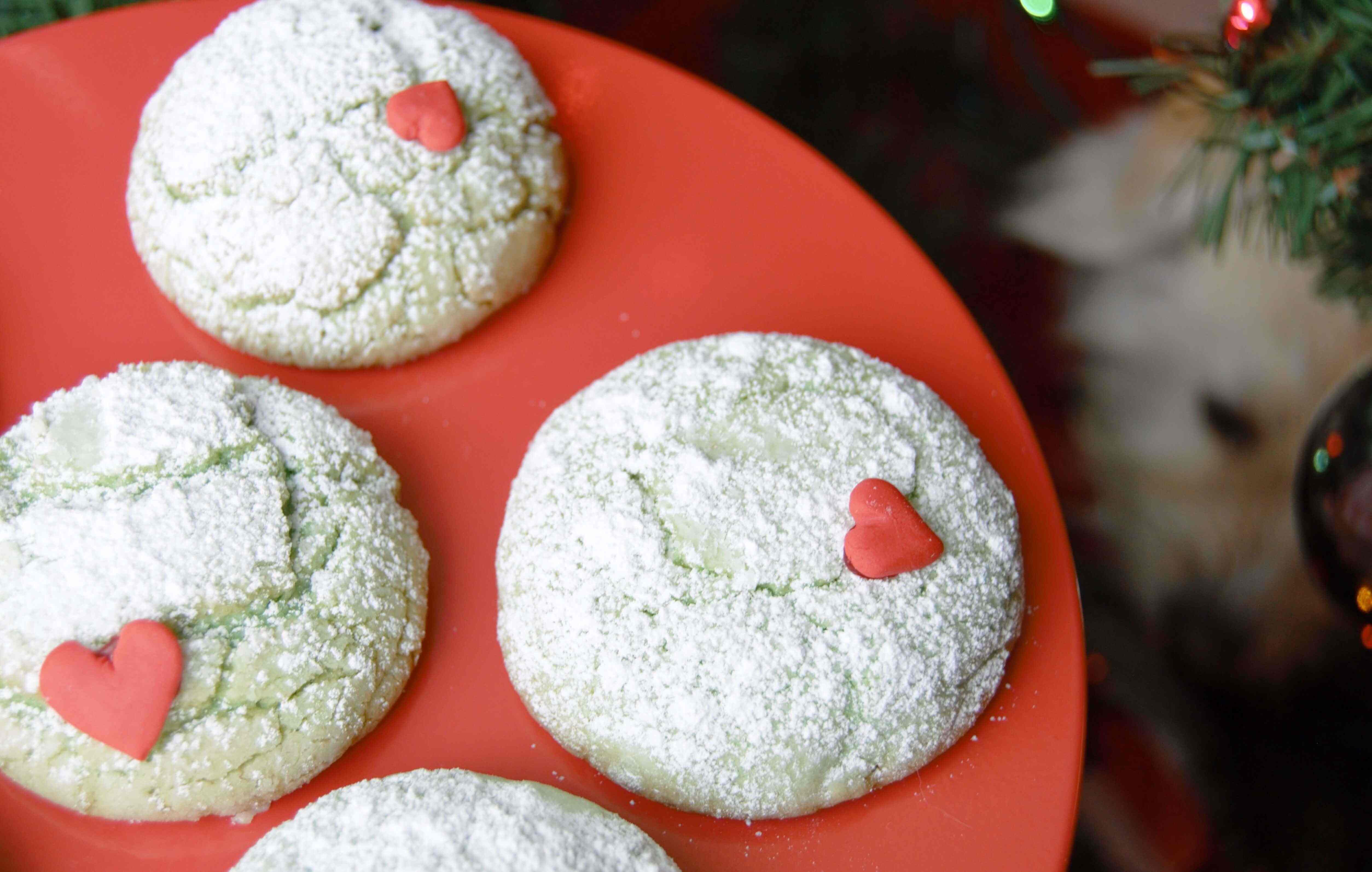 homemade christmas grinch cookies